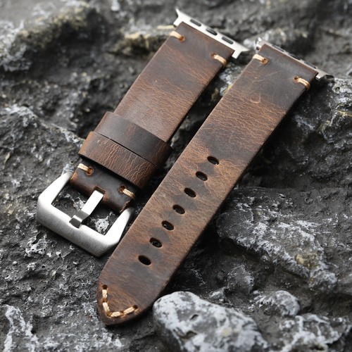 厚实真皮表带适配Applewatch