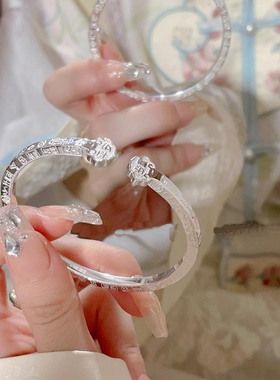 新中式足银999.9如意吉言手镯