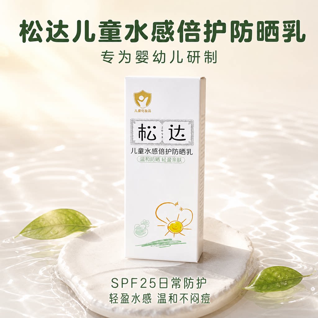 松达婴幼儿防晒乳SPF25温和图片