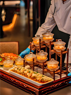 高级创意餐盘新款酒店盘子帝皇大龙虾吃海鲜餐具帝王蟹三吃三部曲