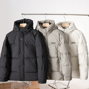 冬季新款 90鸭绒+热反射！2023年肌理面料冬季连帽羽绒服厚外套