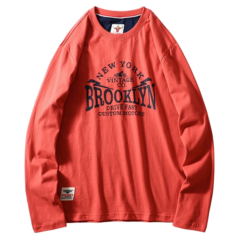 长袖青年休闲男士长袖T恤