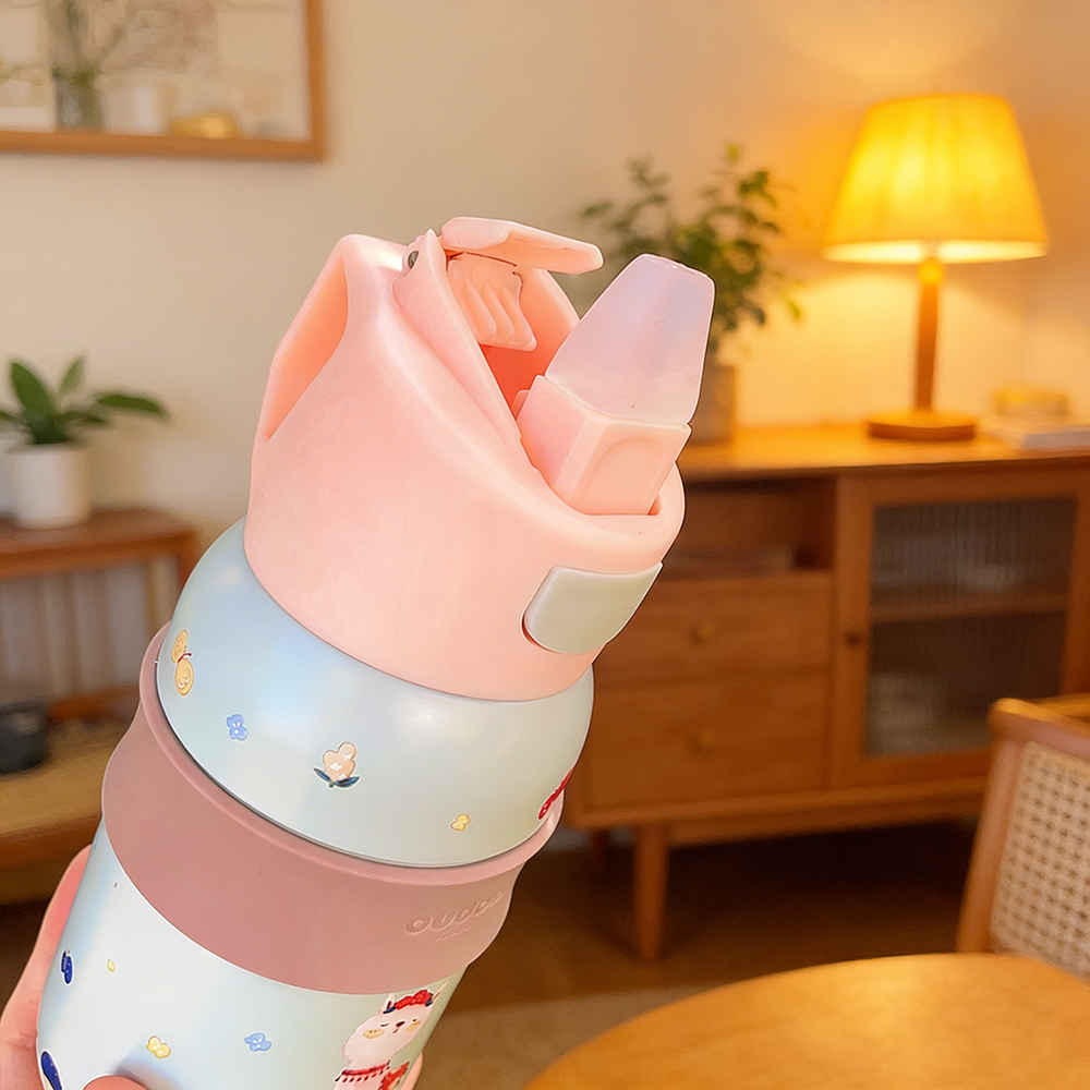 欧德龙316不锈钢吸管保温杯