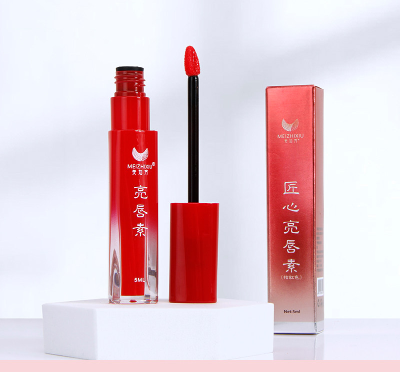 正品滋润提亮红唇素纹绣漂唇防脱色亮唇素红唇乳桔红粉红唇蜜口红