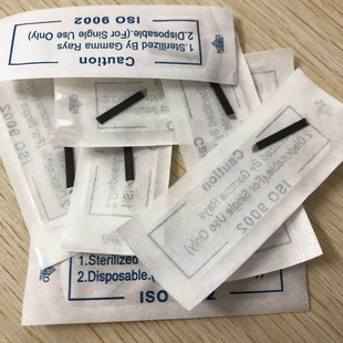 超好用手工纹眉线条眉针U型15针漂眉刀片 精细超锋利黑皮纹绣针片