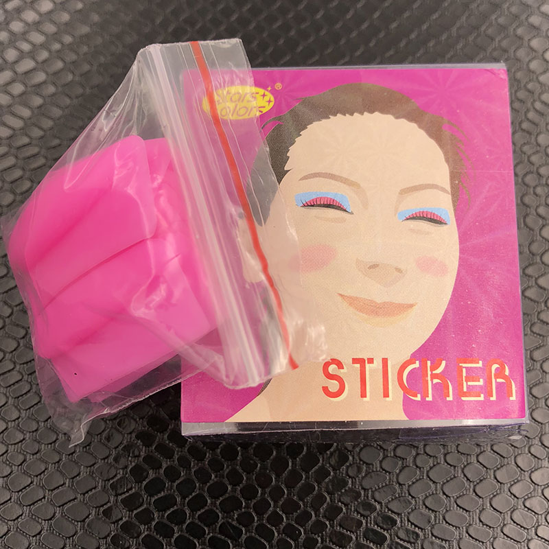 娃娃烫眼睫毛硅胶垫片可重复使用烫睫毛卷翘电睫毛贴片辅助器工具
