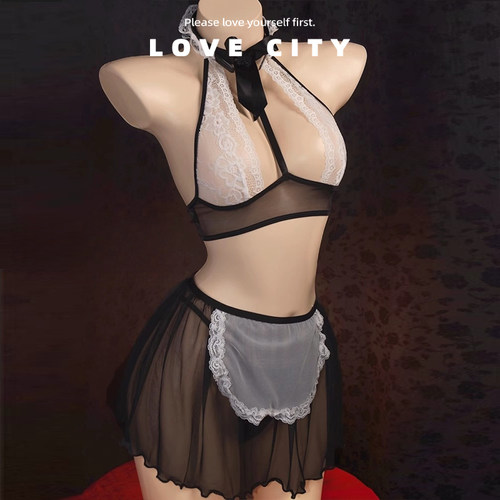 LOVECITY「魔法女仆」性感纯欲风少女仆性感cos睡衣围裙内衣