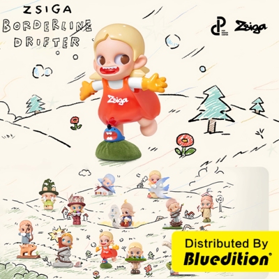 泡泡玛特Zsiga沿线走的人盲盒