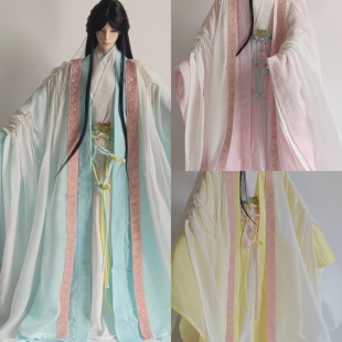 （仙君）bjd75古风娃衣手作大袖衫限量