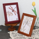 复古实木相框简约现代怀旧摆台6寸8k12寸7寸画框装 裱A4小摆件定制