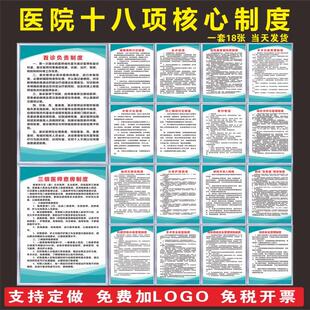 医院十八项核心制度首诊负责任制度三级医师查房制度会诊制度