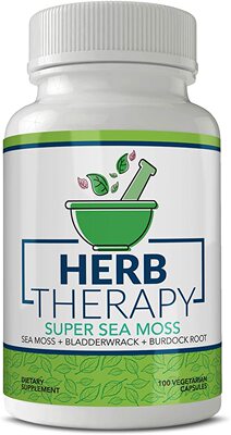 Herb Therapy Super Sea Moss Organic Irish Sea Moss Capsules