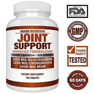 美国代购Glucosamine Chondroitin Turmeric MSM Boswellia - Joi