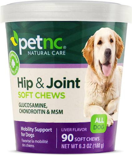 PetNC Natural Care Hip and Joint Soft Chews for Dogs