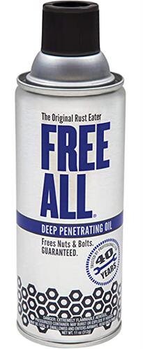 Gasoila Free All Rust Eater Deep Penetrating Oil, 11 oz Aero