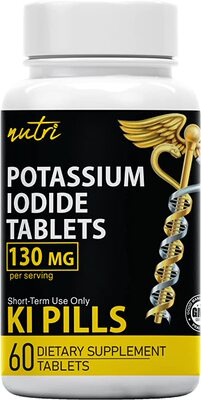 Potassium Iodide Tablets 130 mg - (60 Tablets) EXP 0