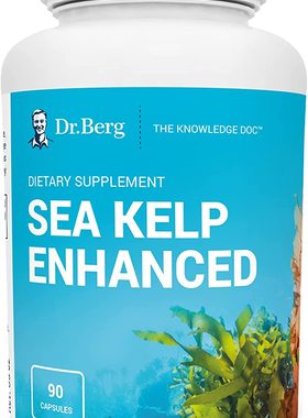 Dr. Berg's Sea Kelp Enhanced - Pure Healthy Thyroid Support