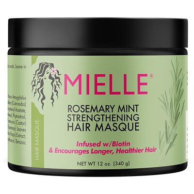 美国代购Mielle Organics Rosemary Mint Strengthening Hair Mas