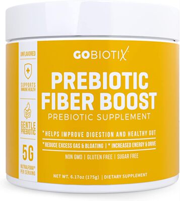 美国代购GoBiotix Prebiotic Fiber Boost Powder | Support a He