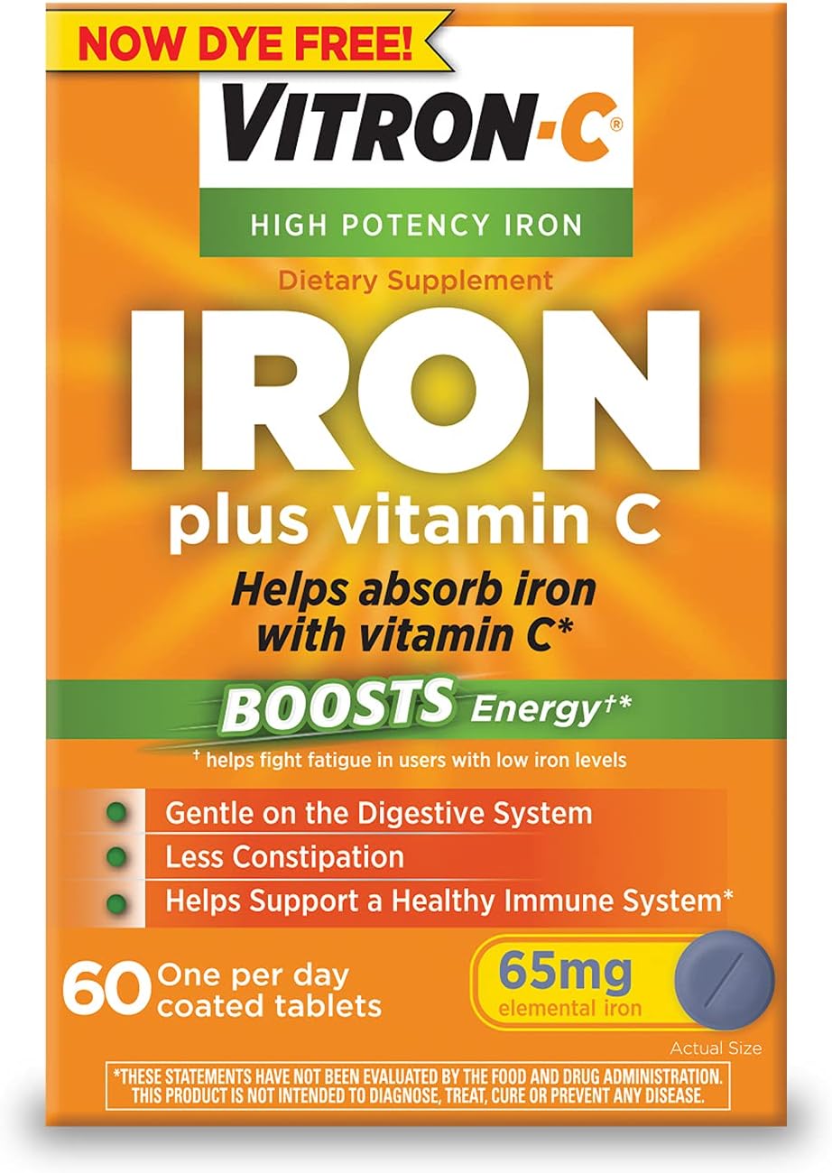 美国代购Vitron-C Iron Supplement, Once Daily, High Potency I