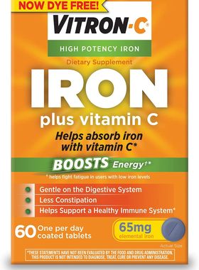 美国代购Vitron-C Iron Supplement, Once Daily, High Potency I