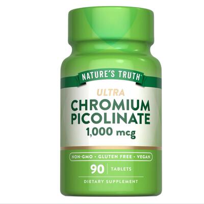 美国代购Nature's Truth Ultra Chromium Picolinate 1000mcg