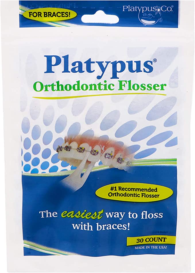 国内现货Platypus Orthodontic Flossers for Braces - Dental Fl