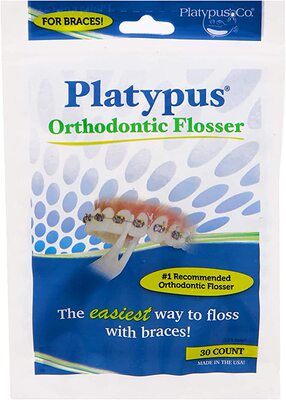 国内现货Platypus Orthodontic Flossers for Braces - Dental Fl