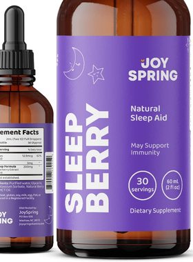 JoySpring SleepBerry Melatonin for Kids with Elderbe