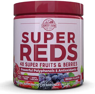 美国代购Country Farms Super Reds Energizing Polyphenol Super