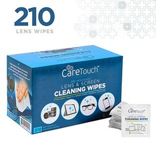Care Touch Lens Cleaning Wipes, Pre Moistened Cleansing Clot