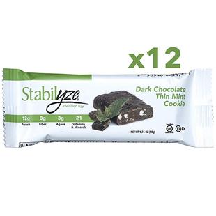 Stabilyze Chocolate Nutrition Dark Mint Bar 美国代购