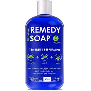 Helps Wash Away Remedy Odor Soap Body Athlete Antifungal