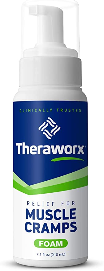 Theraworx Relief Fast-Acting Foam for Leg Cramps, Foot Cramp