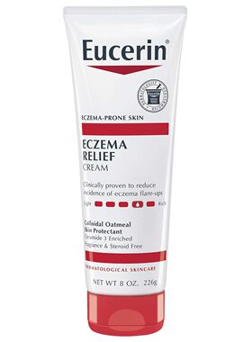 美国代购Eucerin Eczema Relief Cream, Full Body Lotion for Ec