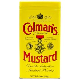美国代购Colman's Dry Mustard Powder, 16 Ounce