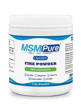Kala Health MSMPure Fine Powder, Fast Dissolving Crystals, 1
