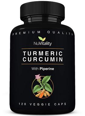 Turmeric Curcumin with Piperine (Black Pepper Extract) - 120