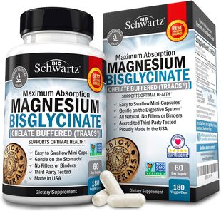 Magnesium Bisglycinate 100% Chelate No-Laxative Eff