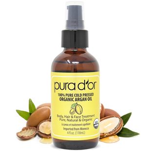 Argan 118mL 4oz Oil Moroccan Organic PURA 美国代购