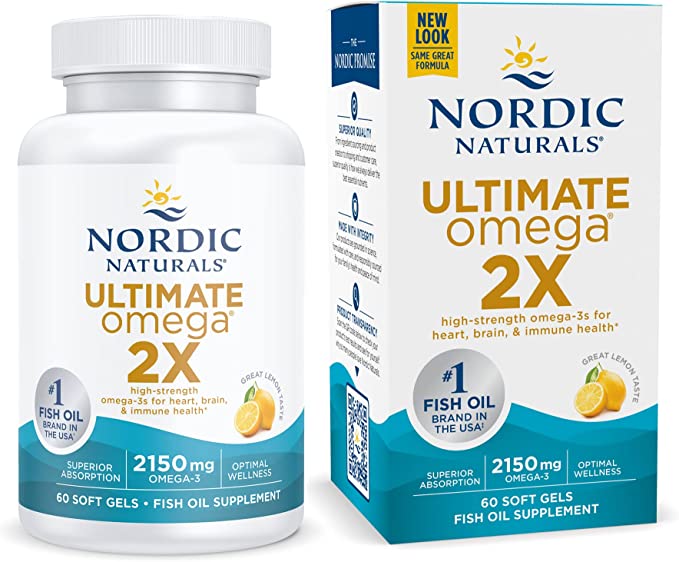 美国代购Nordic Naturals Ultimate Omega 2X, Lemon Flavor