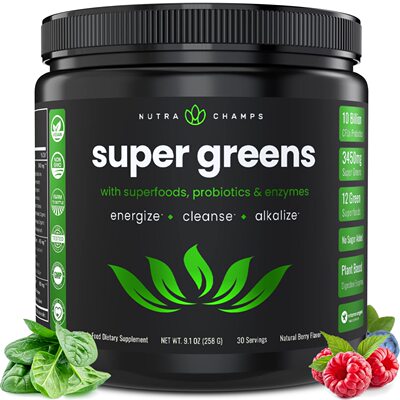 美国代购NutraChamps Super Greens Powder Premium Superfood |