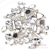 工厂 包头饰水钻配件 彩色水晶爪钻服饰鞋 包邮 精美玻璃手缝钻套餐