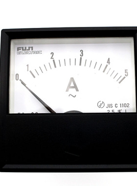 日本进口富士FUJI FS-60 CT交流电流表5A机械表头指针式