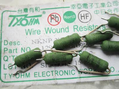 进口发烧无感绕线电阻NKNP 3WJ 0.033欧33毫欧铜脚 台湾有和TYOHM