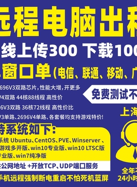 远程电脑出租云电脑租赁服务器单窗口模拟器多开虚拟机工作室渲染