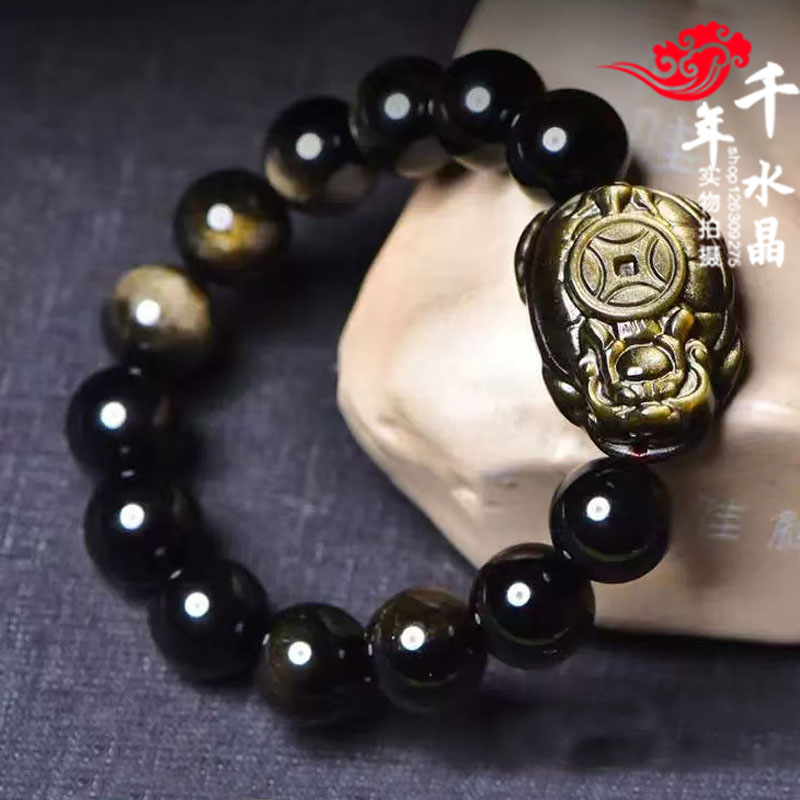金曜石龙龟赐瑞手链男