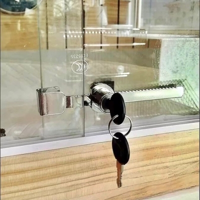 雪糕冰柜锁展示专用锁冰箱锁免打孔防盗商用冷藏柜冰淇淋卧式