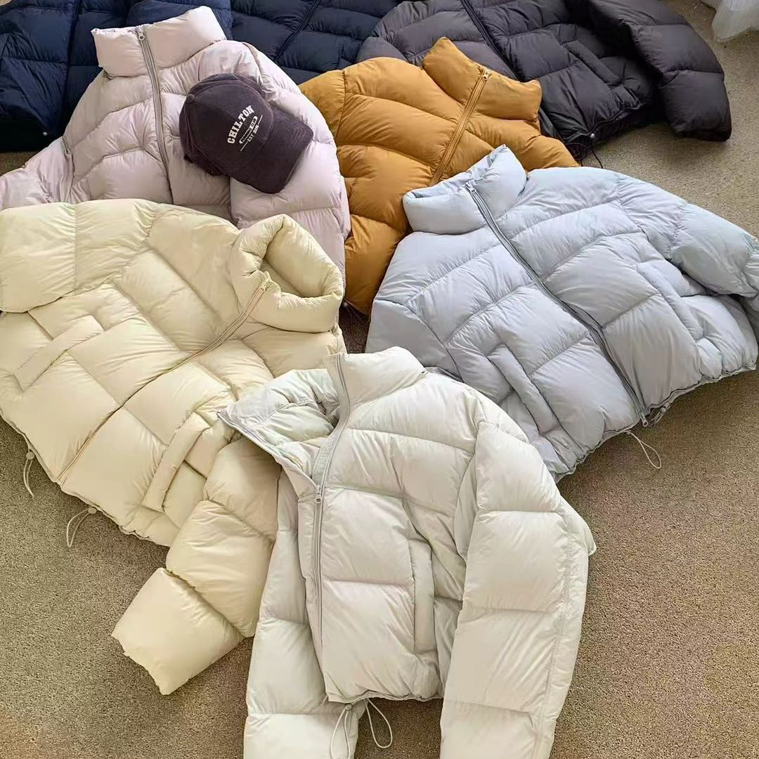 MOM上新新国标立领小个子面包服时尚保暖羽绒服外套672