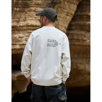 男士重磅纯棉卫衣宽松